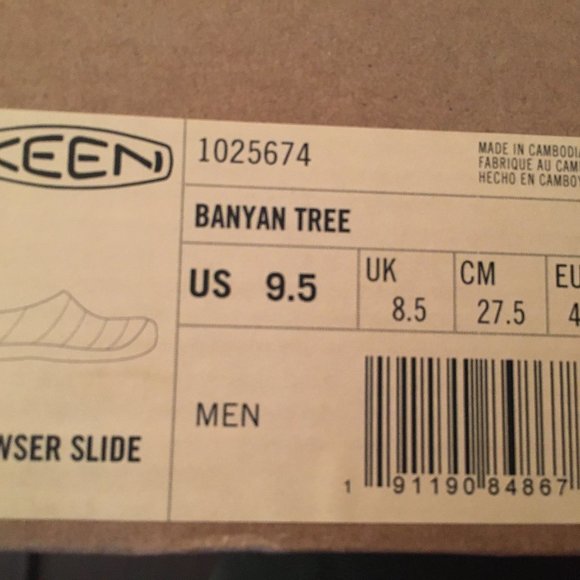 Keen Men's Howser x Garcia Slide Banyan Tree - Picture 6 of 7